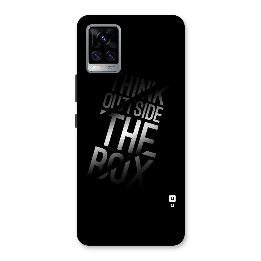 Think Outside The Box Back Case for Vivo V20 Pro