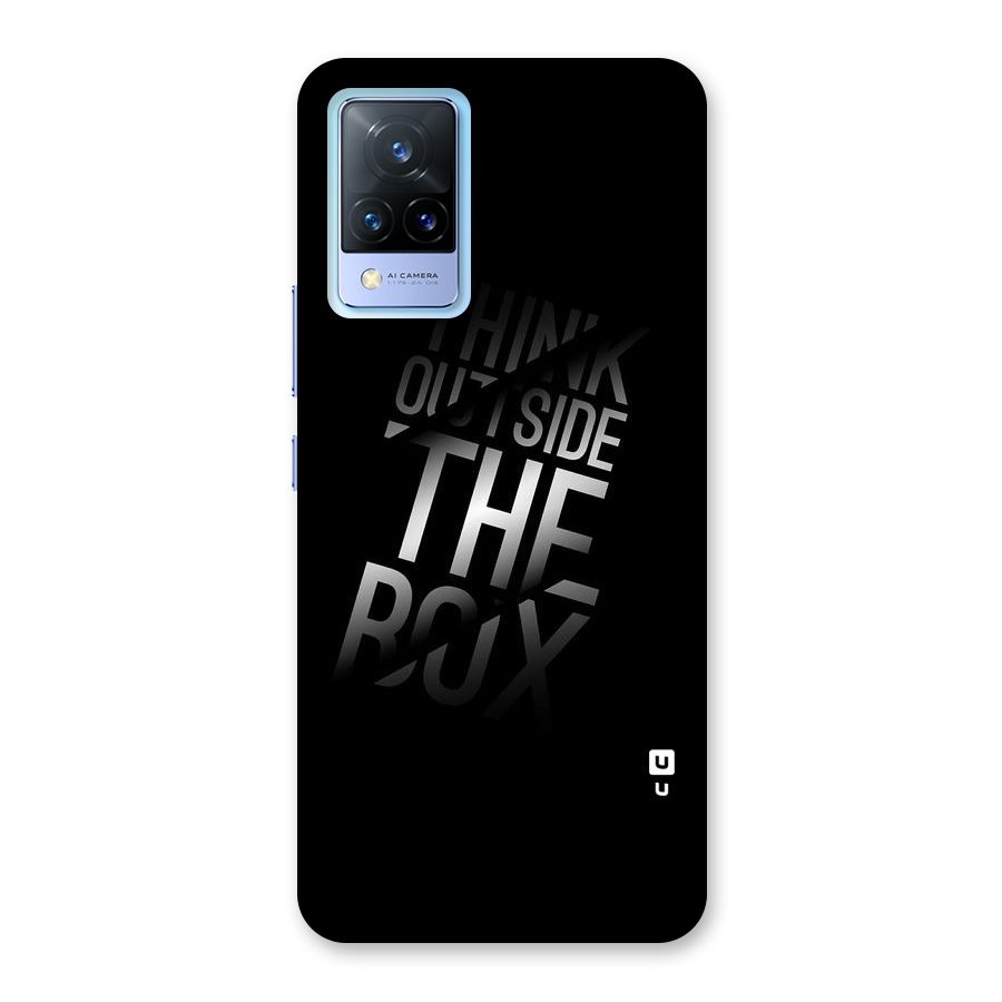 Think Outside The Box Back Case for Vivo V21 5G