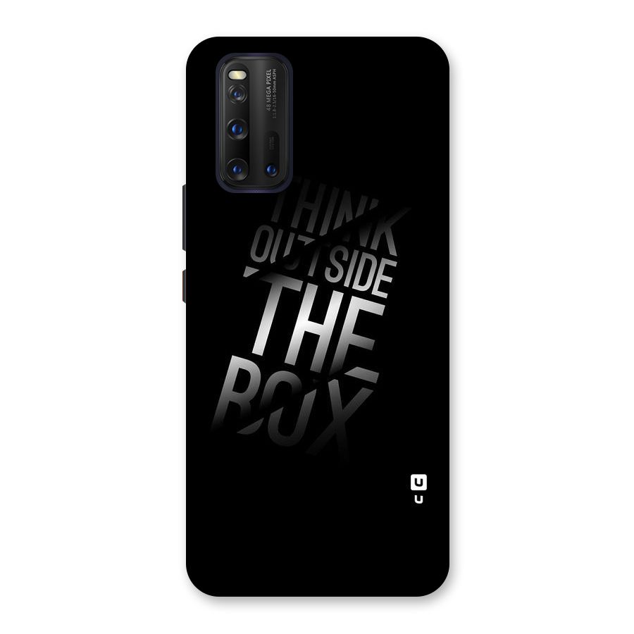 Think Outside The Box Back Case for Vivo iQOO 3