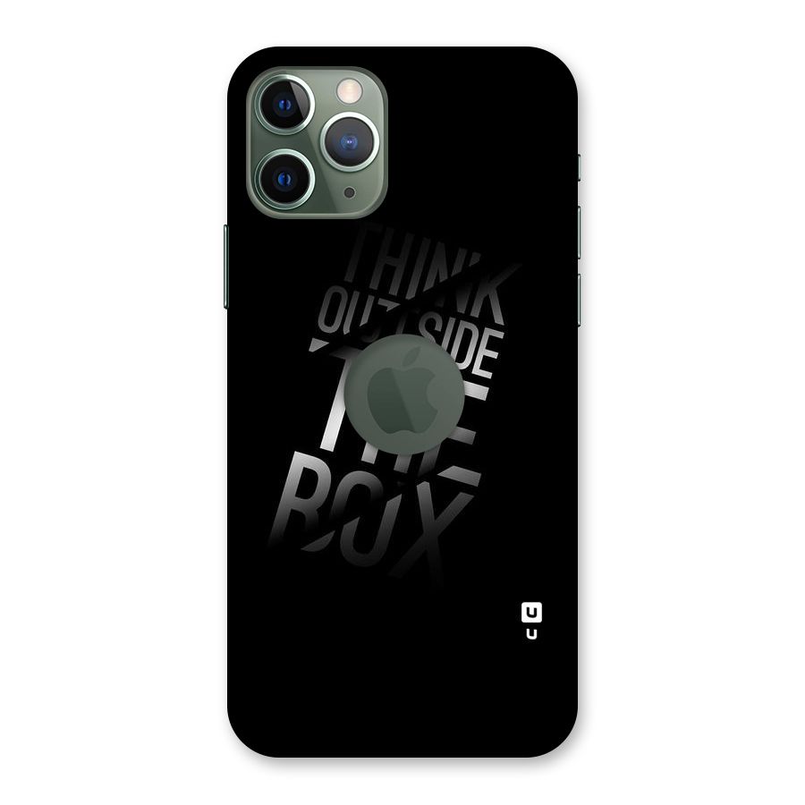 Think Outside The Box Back Case for iPhone 11 Pro Logo  Cut