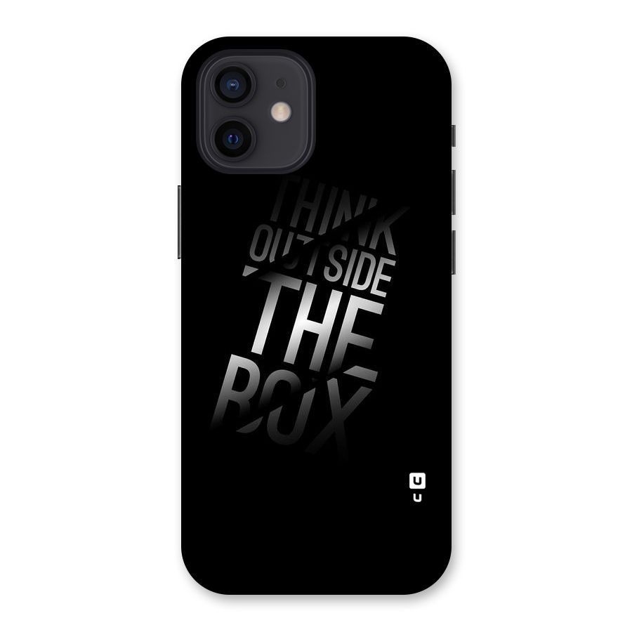 Think Outside The Box Back Case for iPhone 12