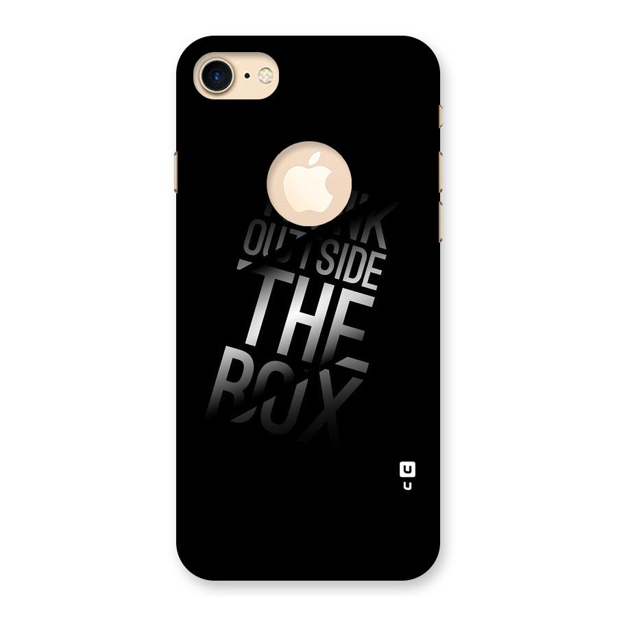 Think Outside The Box Back Case for iPhone 7 Logo Cut