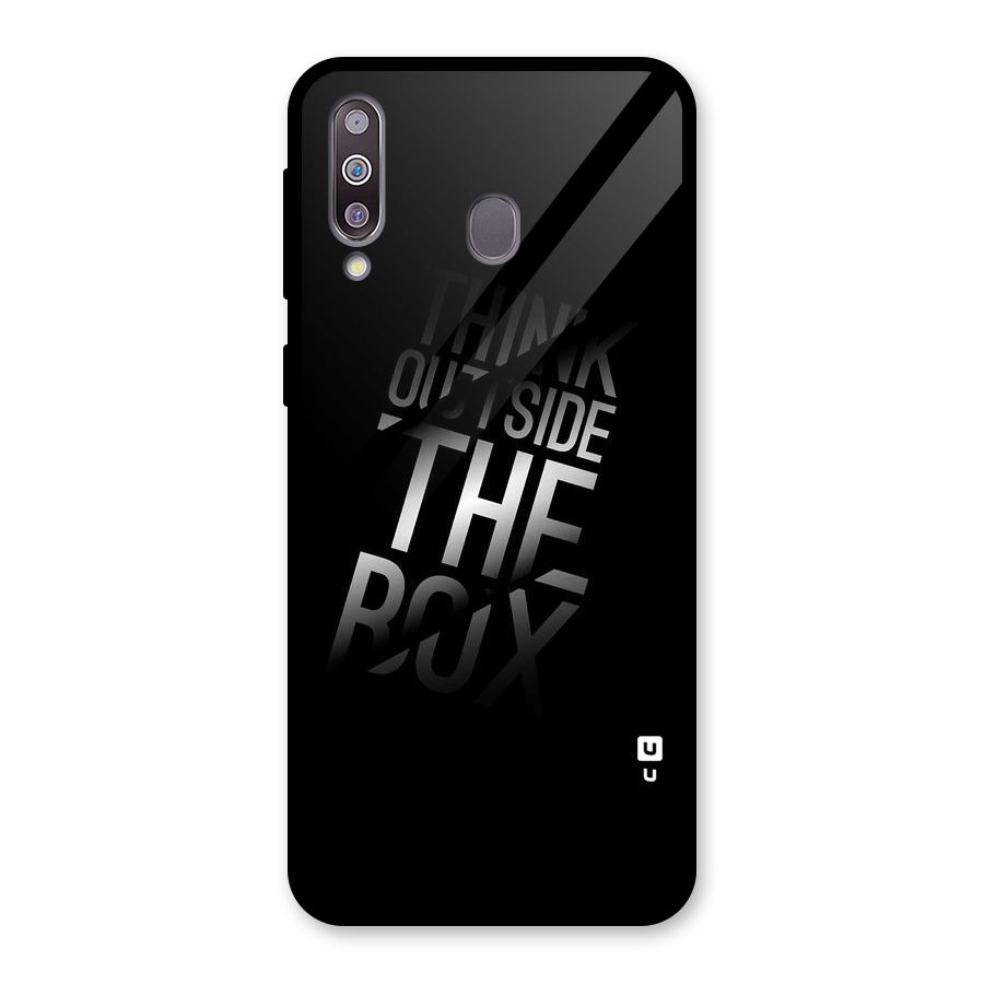 Think Outside The Box Glass Back Case for Galaxy M30