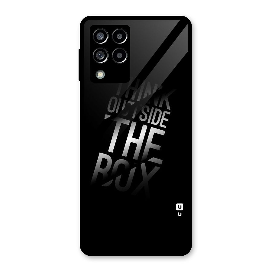 Think Outside The Box Glass Back Case for Galaxy M53 5G