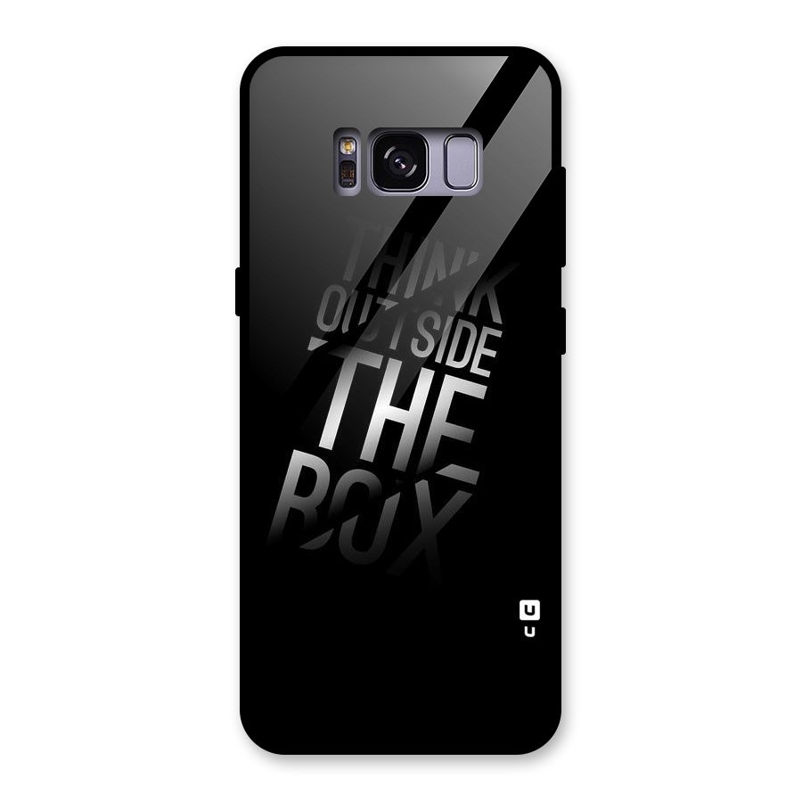 Think Outside The Box Glass Back Case for Galaxy S8