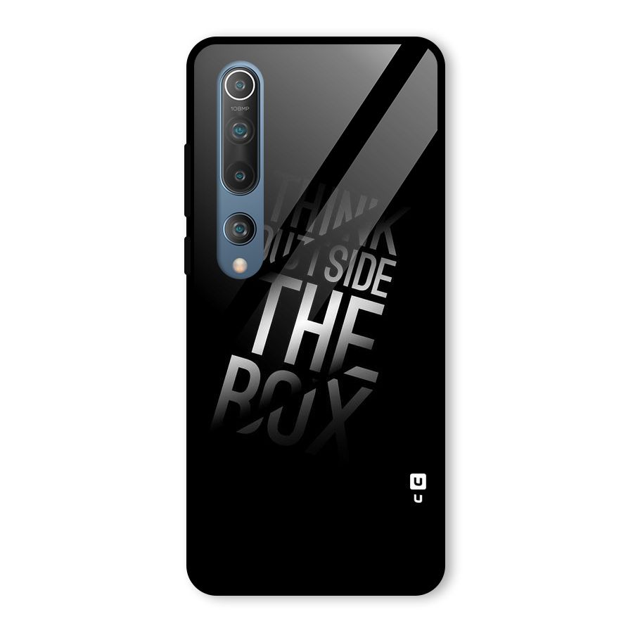 Think Outside The Box Glass Back Case for Mi 10