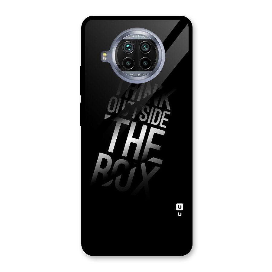 Think Outside The Box Glass Back Case for Mi 10i