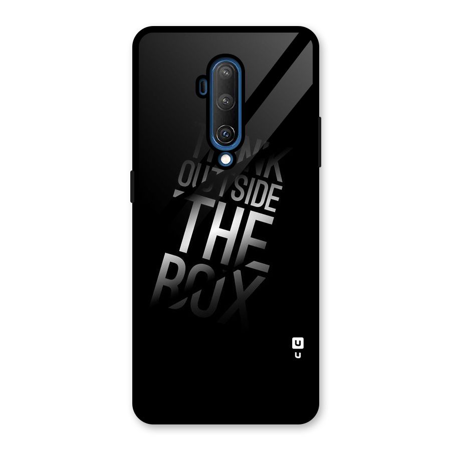 Think Outside The Box Glass Back Case for OnePlus 7T Pro