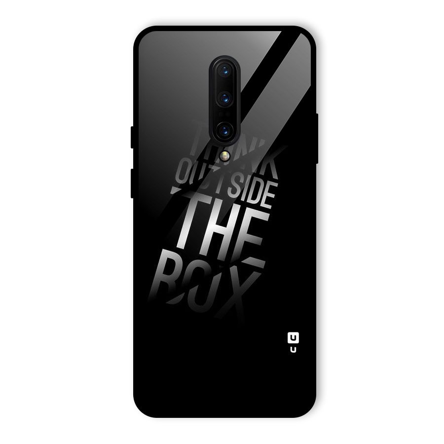 Think Outside The Box Glass Back Case for OnePlus 7 Pro