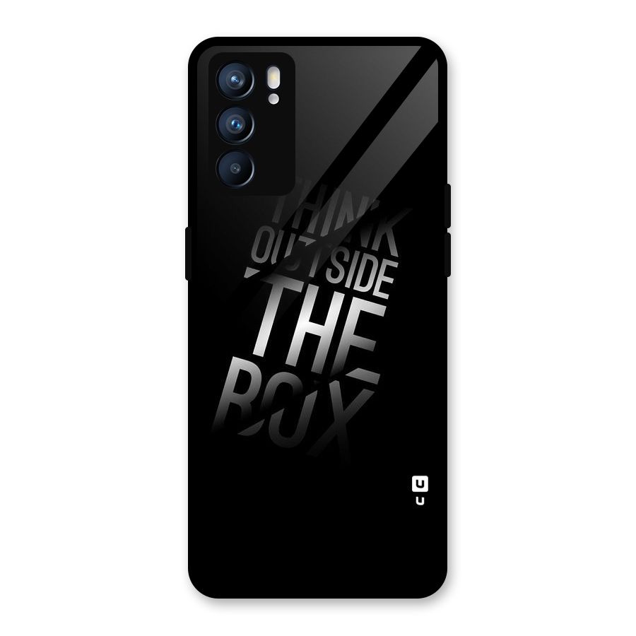 Think Outside The Box Glass Back Case for Oppo Reno6 5G
