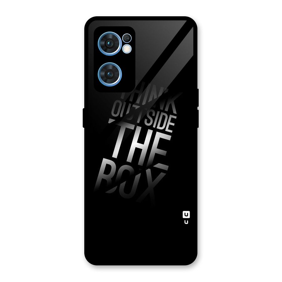Think Outside The Box Glass Back Case for Oppo Reno7 5G