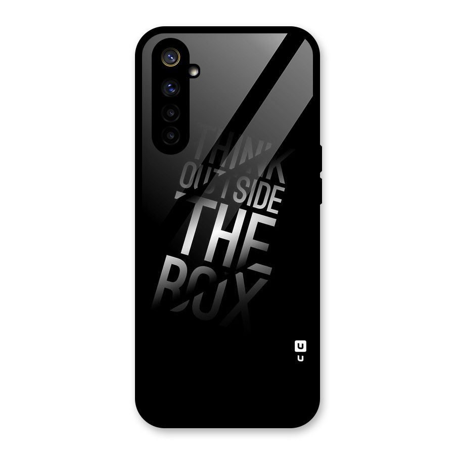 Think Outside The Box Glass Back Case for Realme 6