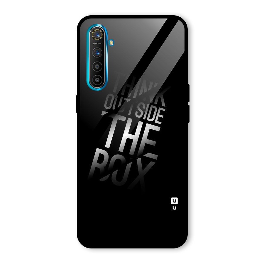 Think Outside The Box Glass Back Case for Realme X2