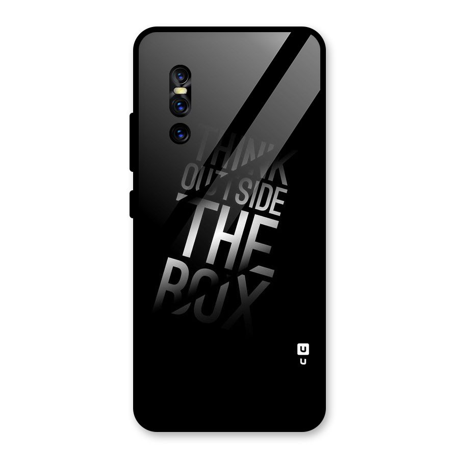 Think Outside The Box Glass Back Case for Vivo V15 Pro