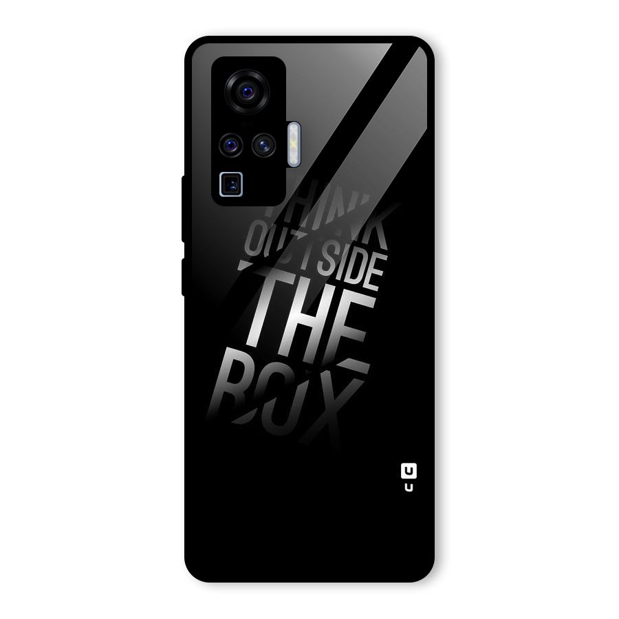 Think Outside The Box Glass Back Case for Vivo X50 Pro