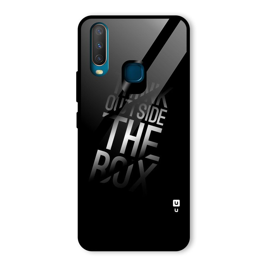 Think Outside The Box Glass Back Case for Vivo Y17
