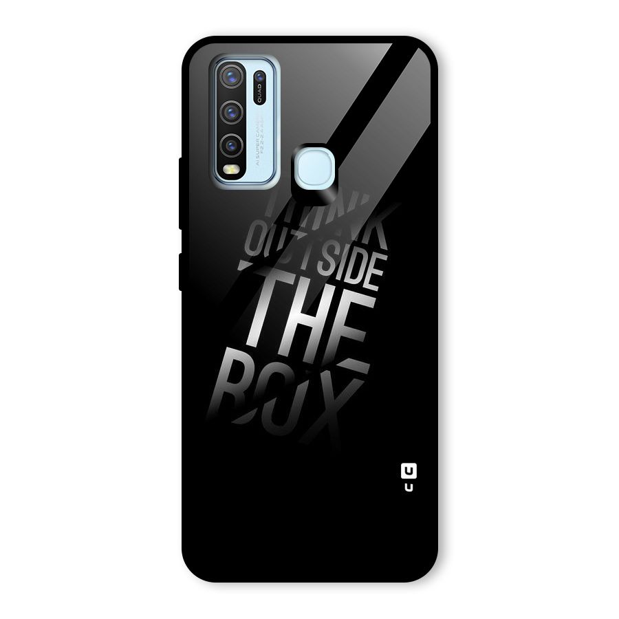 Think Outside The Box Glass Back Case for Vivo Y50