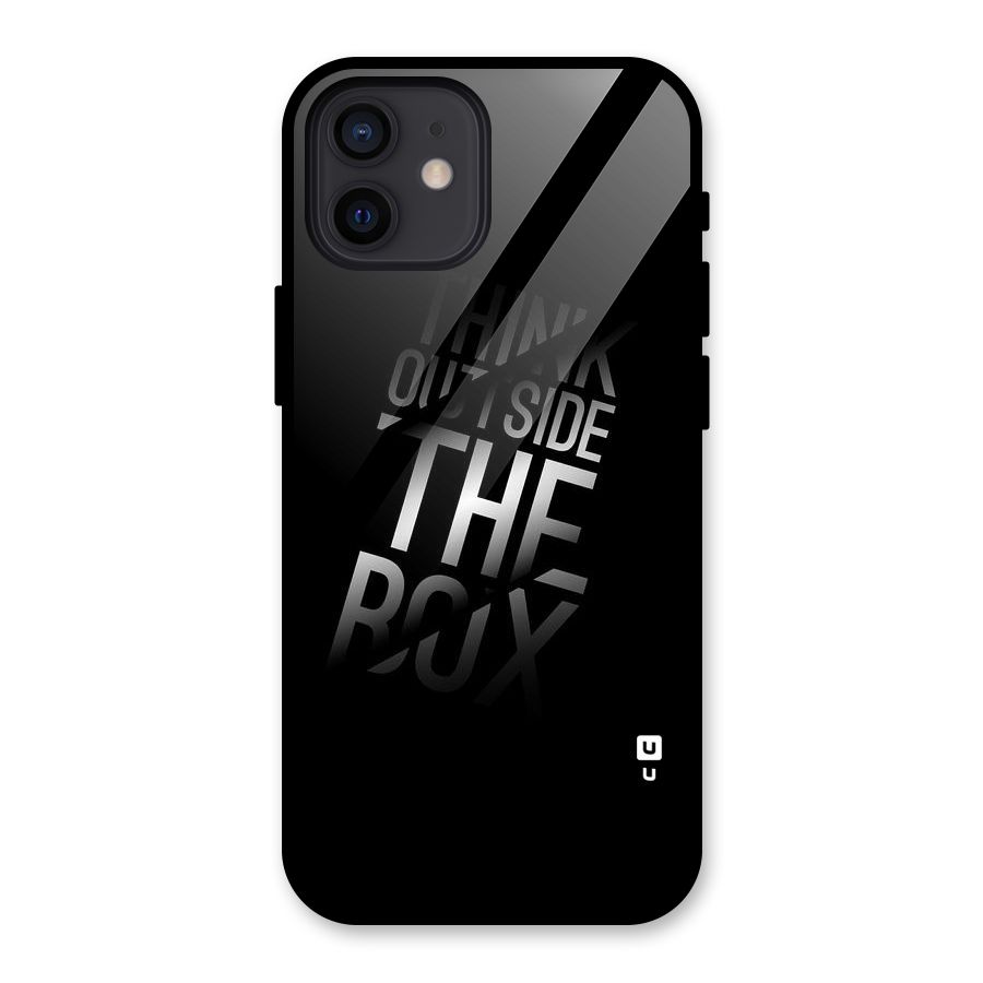 Think Outside The Box Glass Back Case for iPhone 12