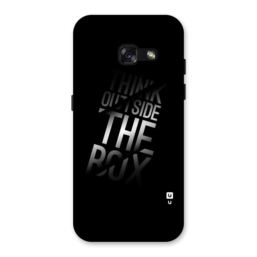 Think Outside the Box Back Case for Galaxy A3 (2017)
