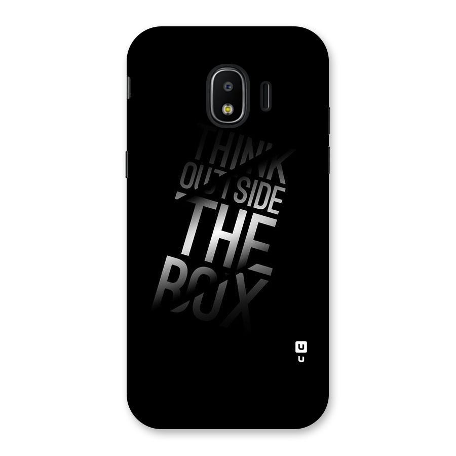 Think Outside the Box Back Case for Galaxy J2 Pro 2018