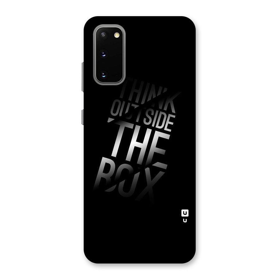 Think Outside the Box Back Case for Galaxy S20