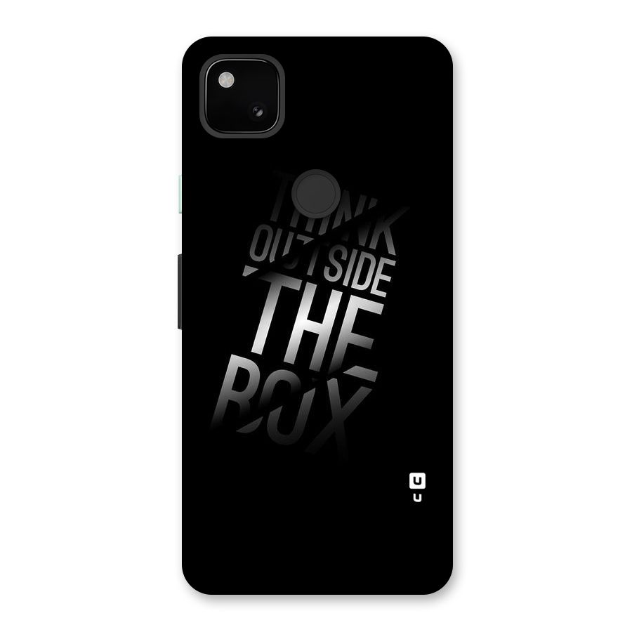 Think Outside the Box Back Case for Google Pixel 4a