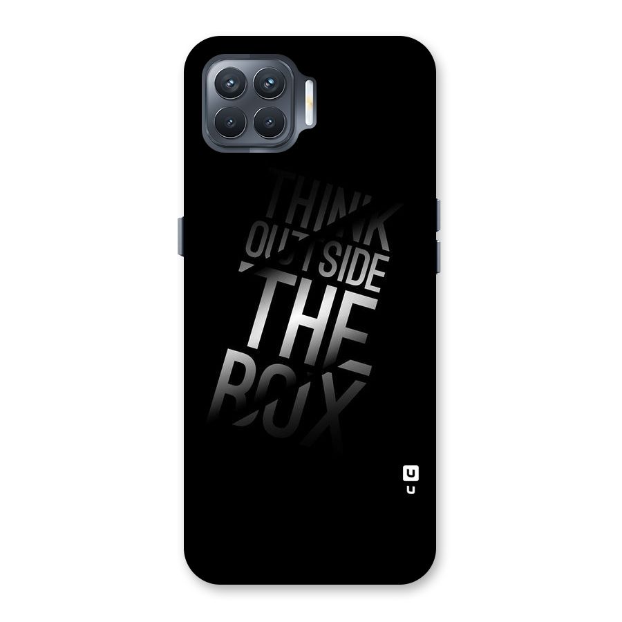 Think Outside the Box Back Case for Oppo F17 Pro