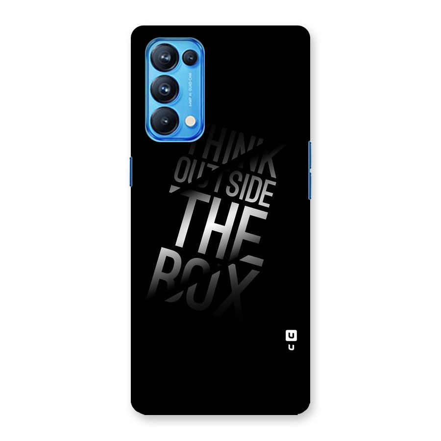 Think Outside the Box Back Case for Oppo Reno5 Pro 5G