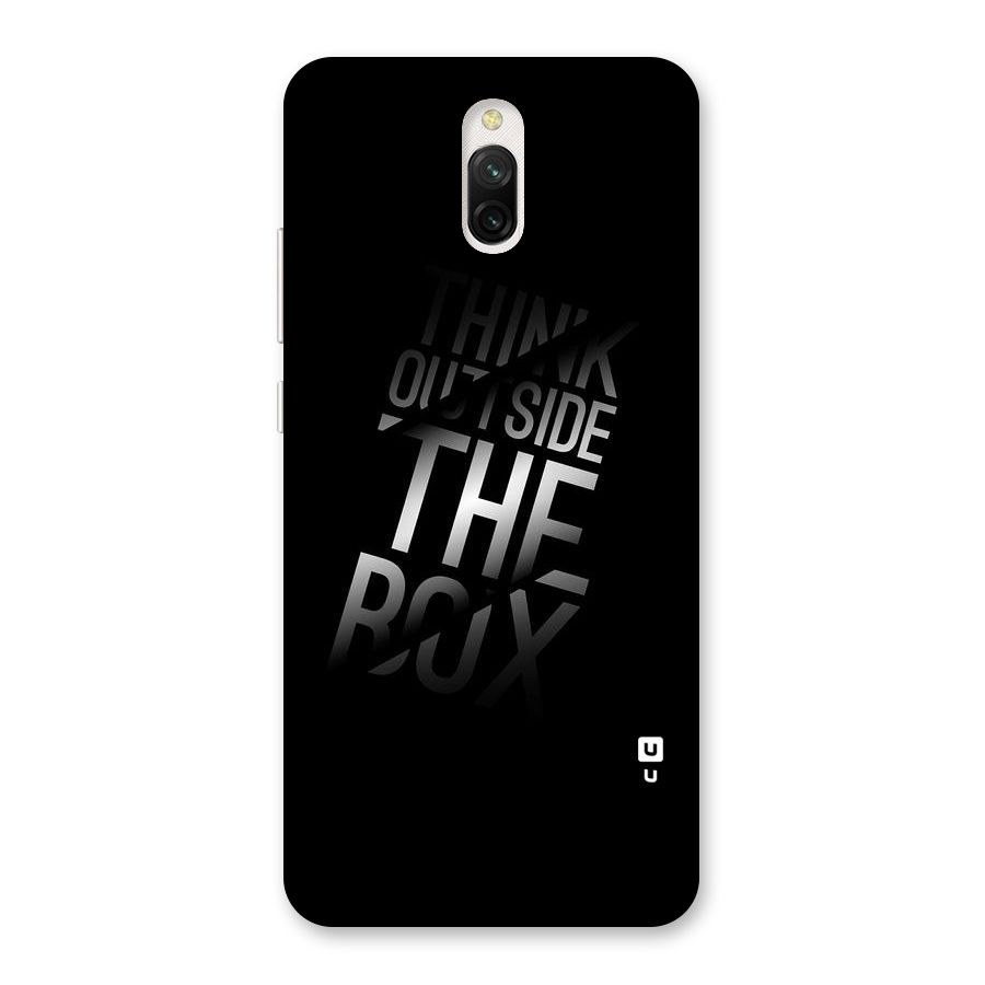 Think Outside the Box Back Case for Redmi 8A Dual