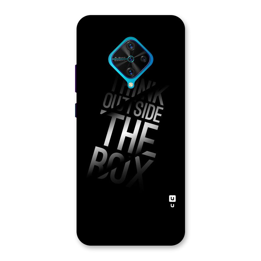 Think Outside the Box Back Case for Vivo S1 Pro