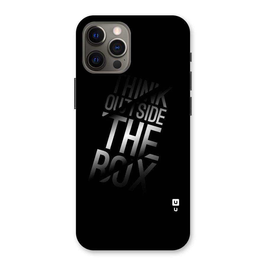 Think Outside the Box Back Case for iPhone 12 Pro Max