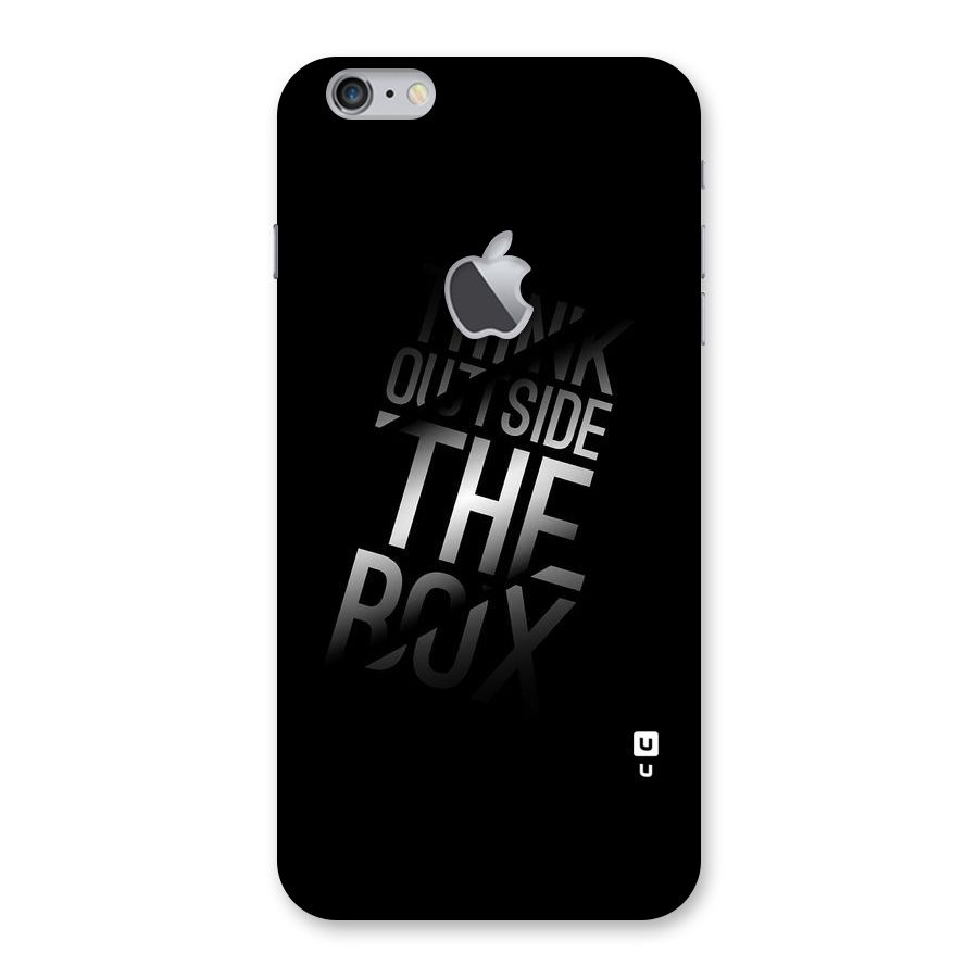 Think Outside the Box Back Case for iPhone 6 Plus 6S Plus Logo Cut