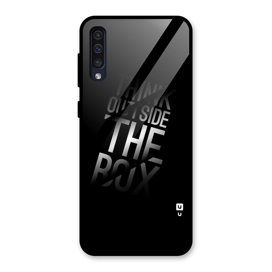 Think Outside the Box Glass Back Case for Galaxy A30s