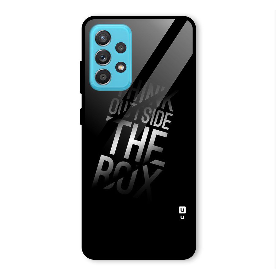 Think Outside the Box Glass Back Case for Galaxy A52s 5G
