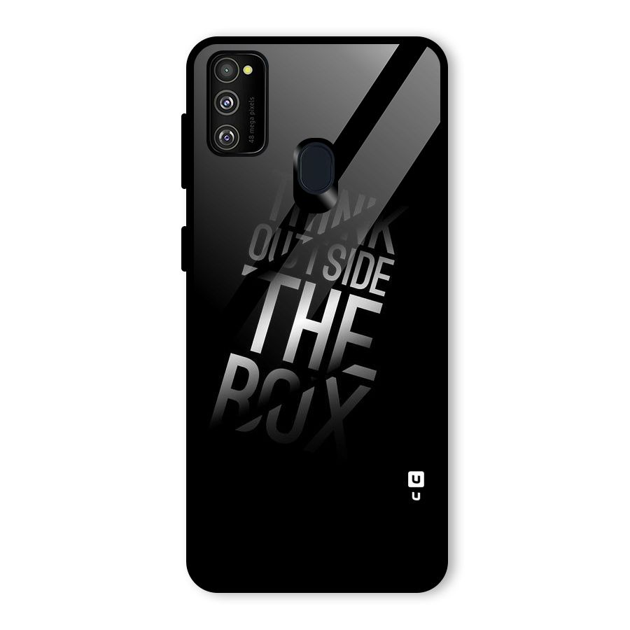Think Outside the Box Glass Back Case for Galaxy M30s