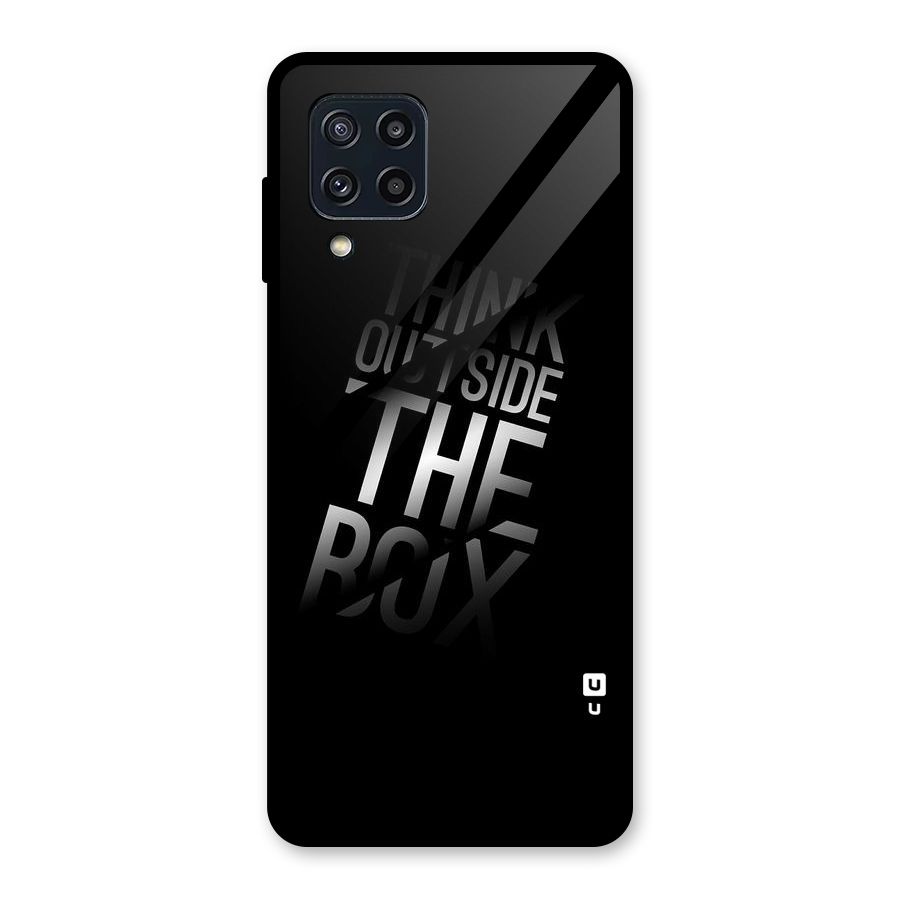 Think Outside the Box Glass Back Case for Galaxy M32