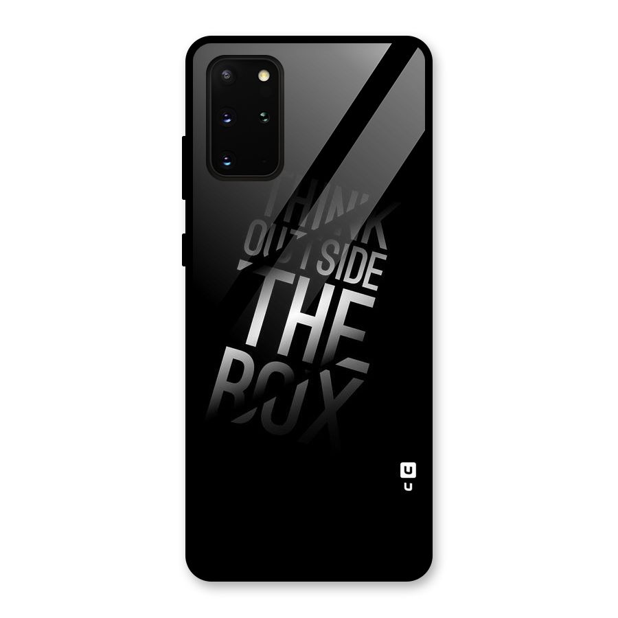 Think Outside the Box Glass Back Case for Galaxy S20 Plus