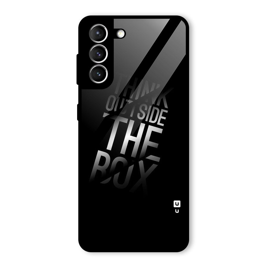 Think Outside the Box Glass Back Case for Galaxy S21 5G