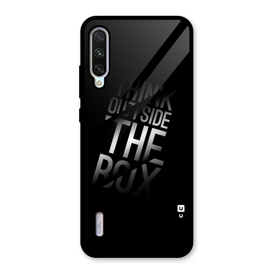 Think Outside the Box Glass Back Case for Mi A3