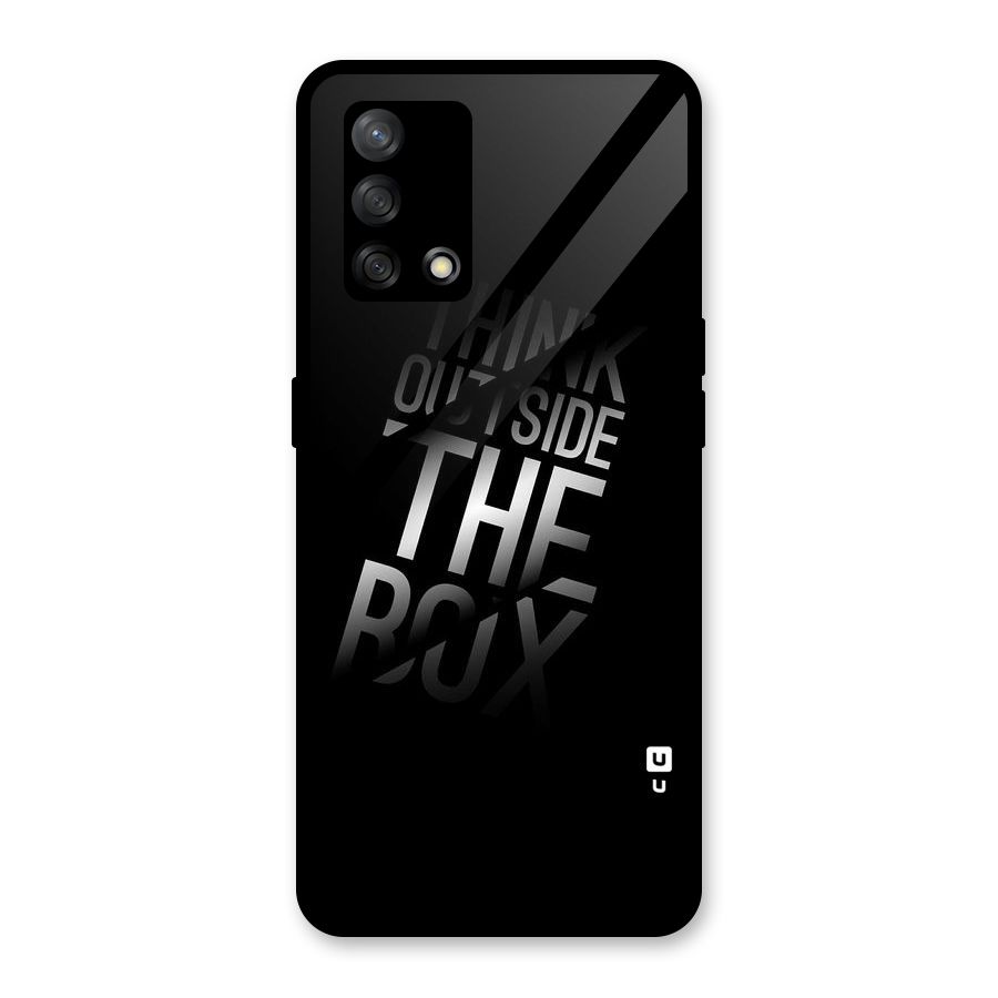 Think Outside the Box Glass Back Case for Oppo F19