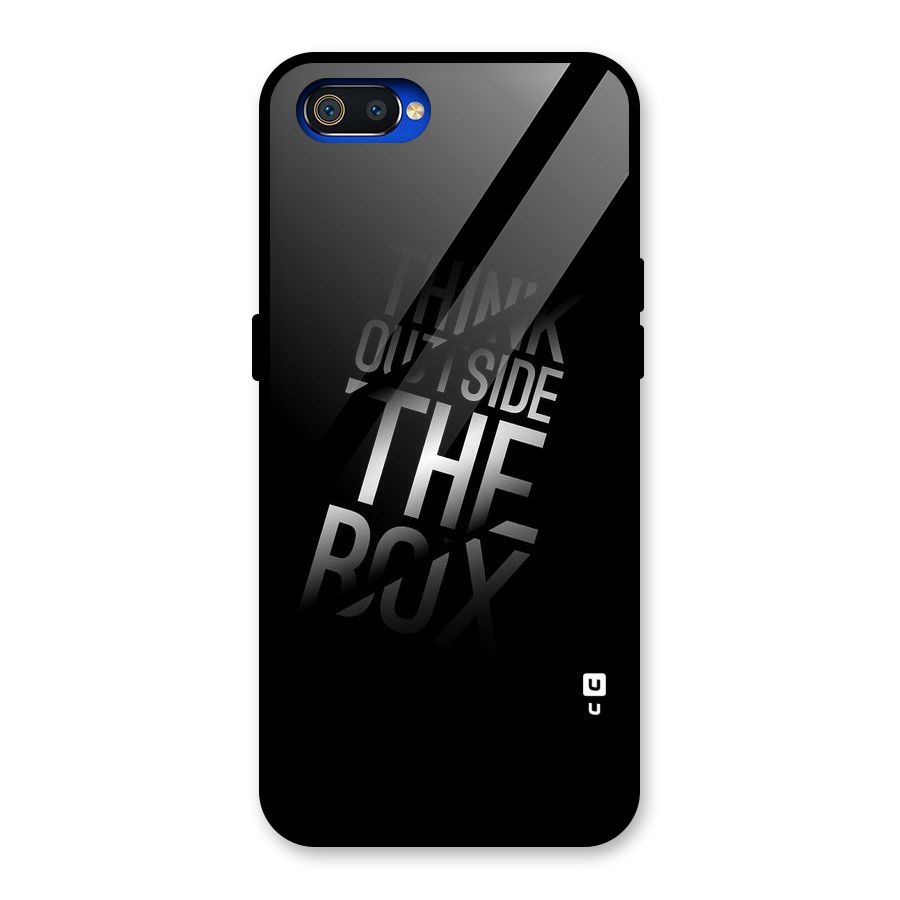 Think Outside the Box Glass Back Case for Realme C2