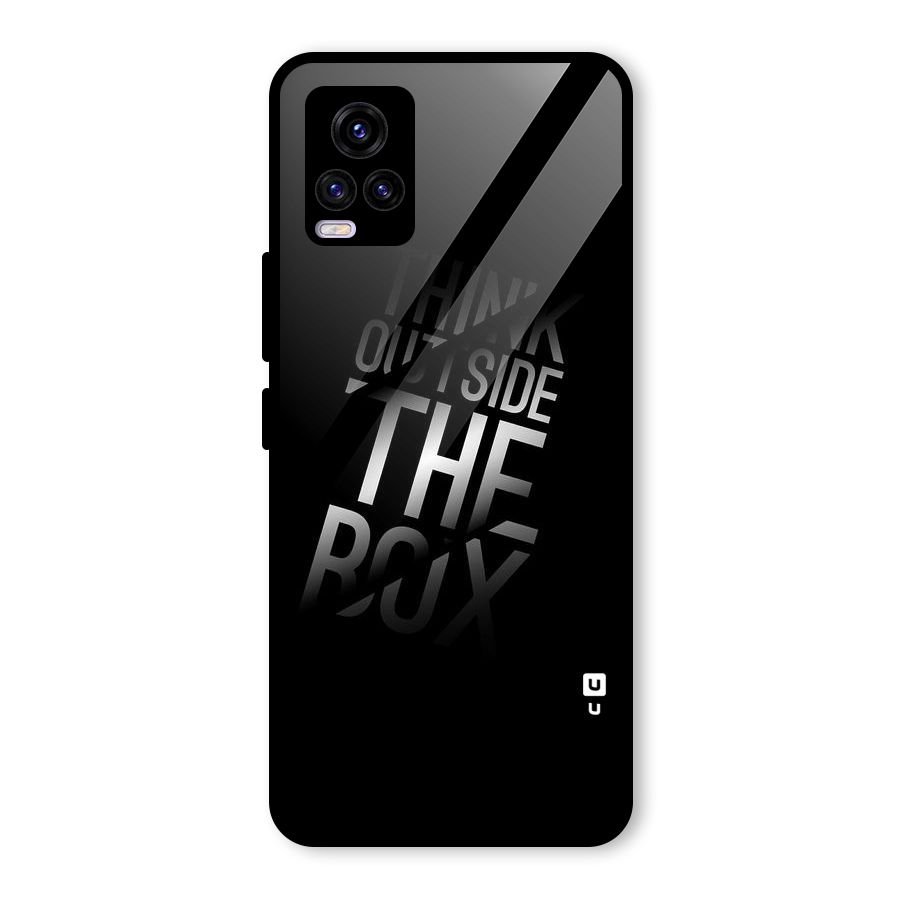 Think Outside the Box Glass Back Case for Vivo V20