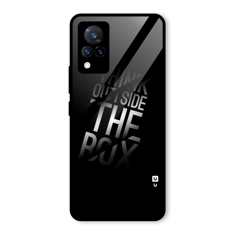 Think Outside the Box Glass Back Case for Vivo V21 5G