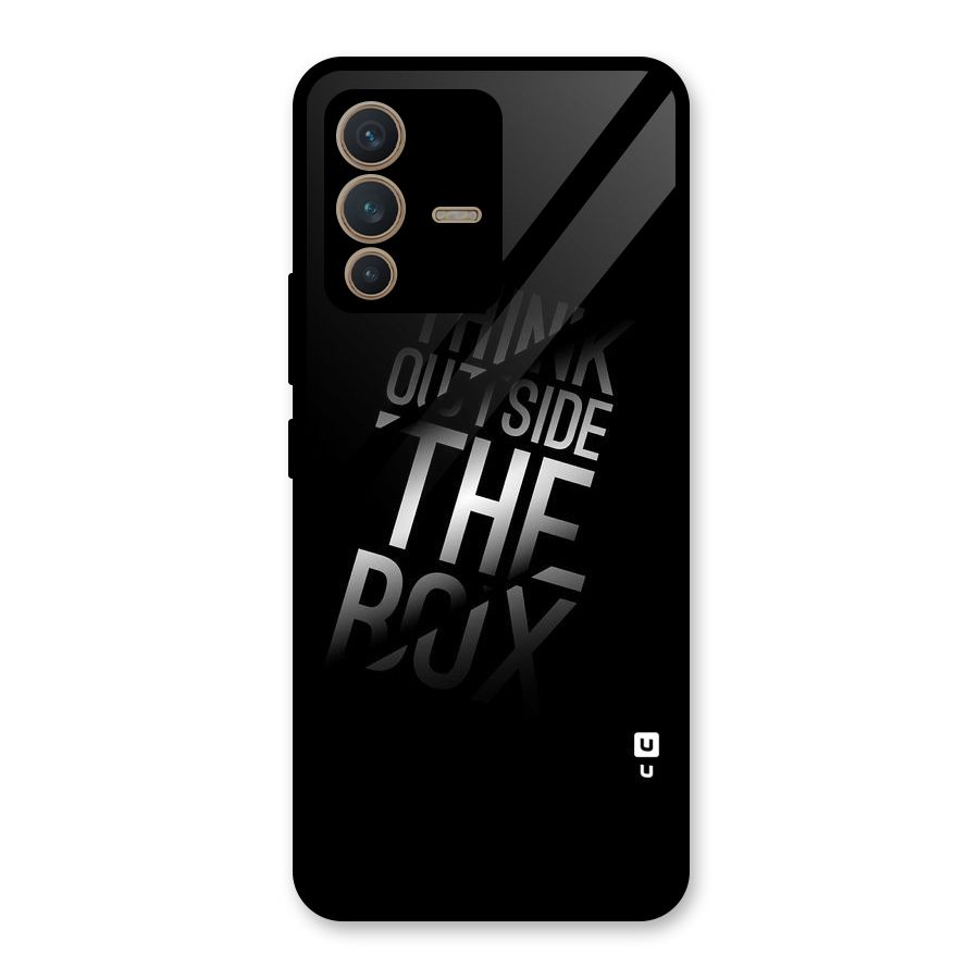 Think Outside the Box Glass Back Case for Vivo V23 5G