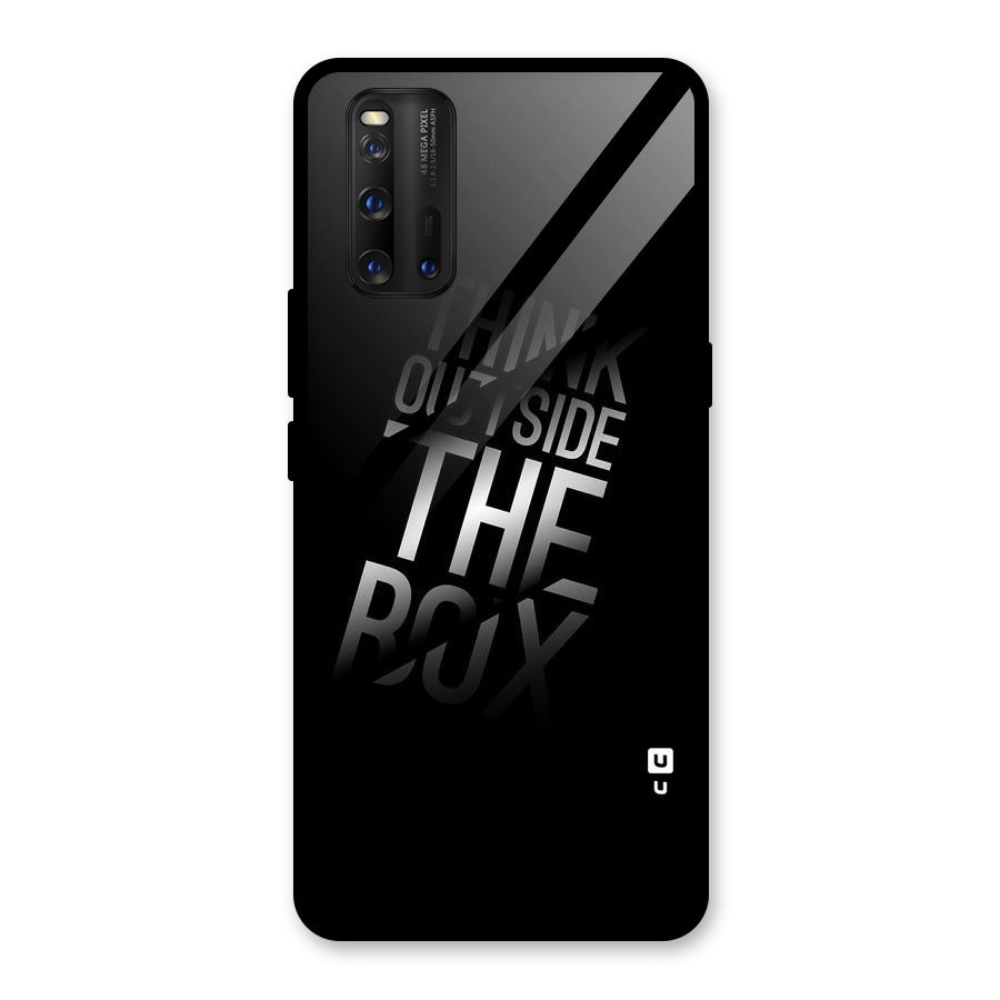 Think Outside the Box Glass Back Case for Vivo iQOO 3