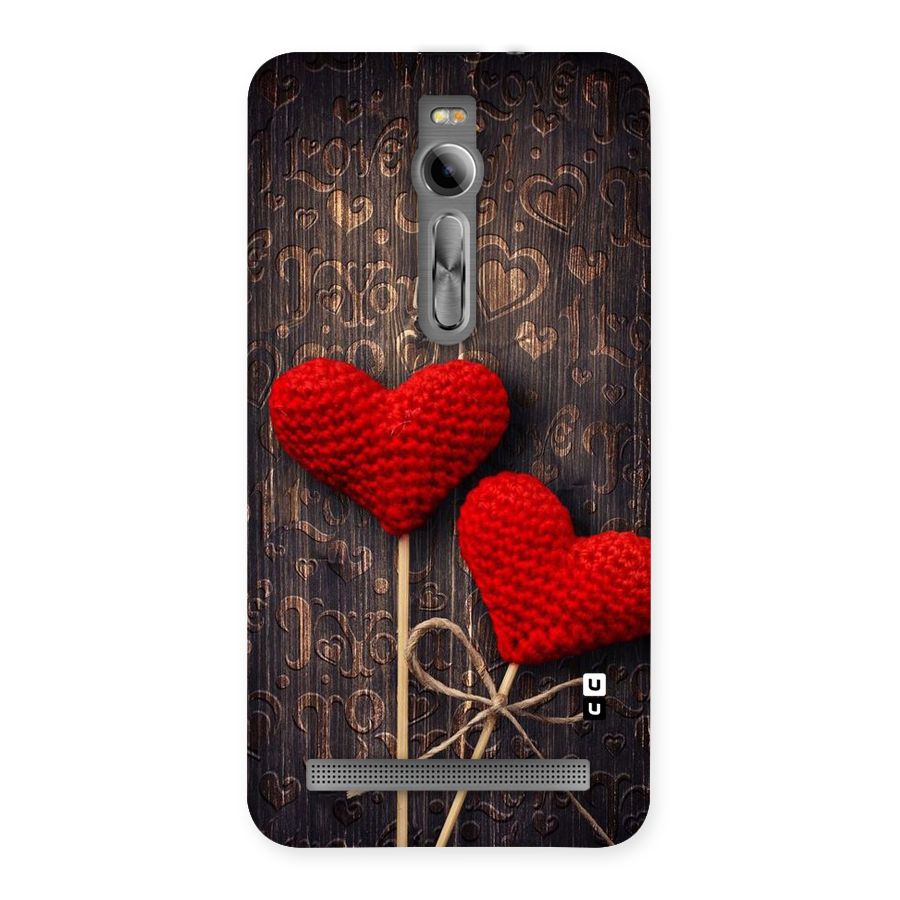 Thread Art Wooden Print Back Case for Asus Zenfone 2
