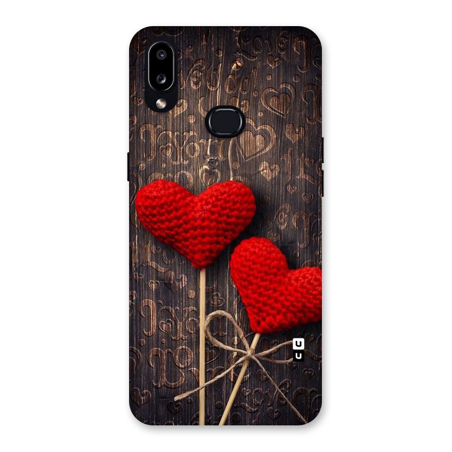 Thread Art Wooden Print Back Case for Galaxy A10s