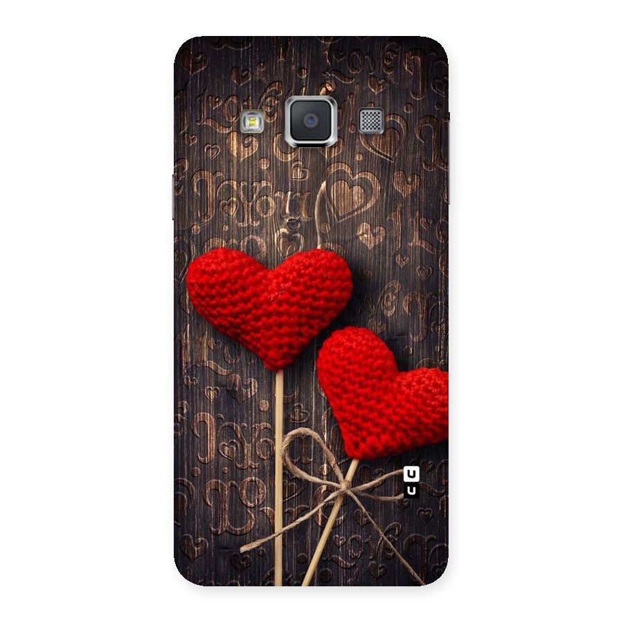 Thread Art Wooden Print Back Case for Galaxy A3