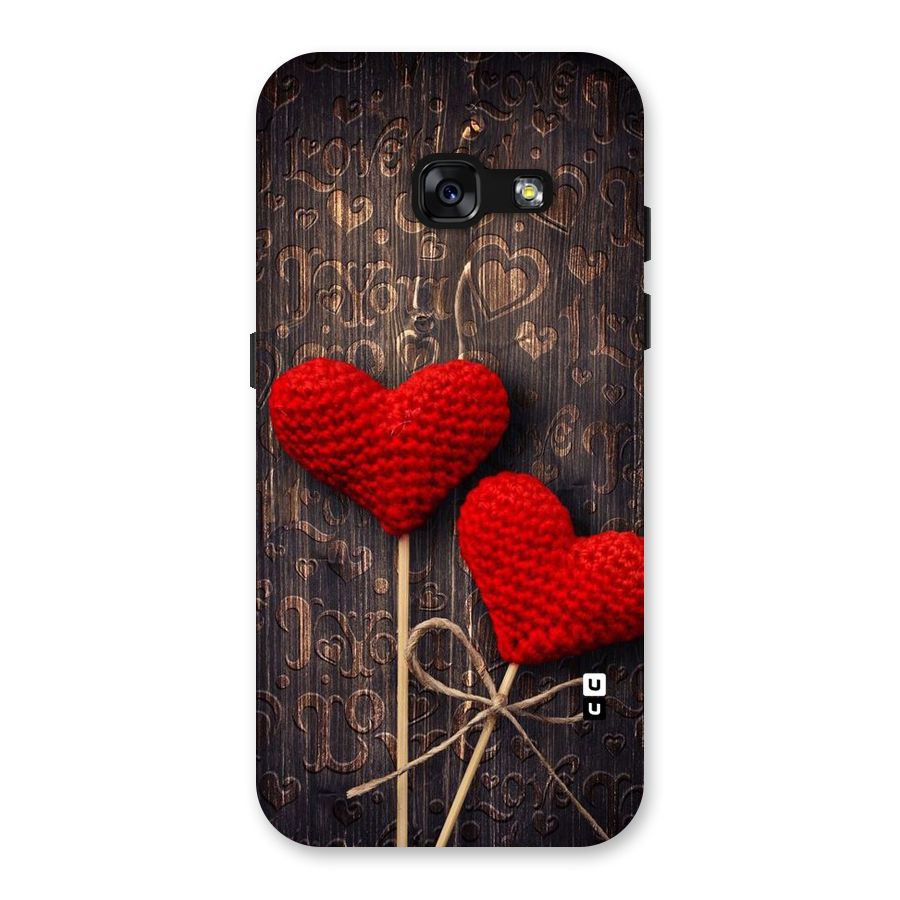 Thread Art Wooden Print Back Case for Galaxy A3 (2017)