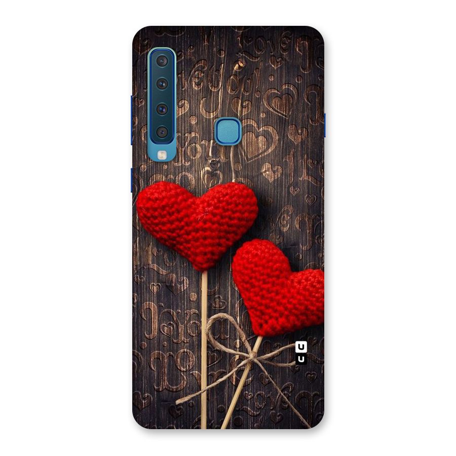 Thread Art Wooden Print Back Case for Galaxy A9 (2018)